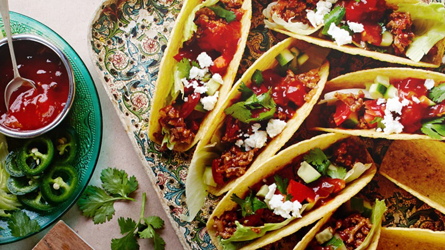 Chilli Beef Tacos Mexican Recipes Old El Paso AU
